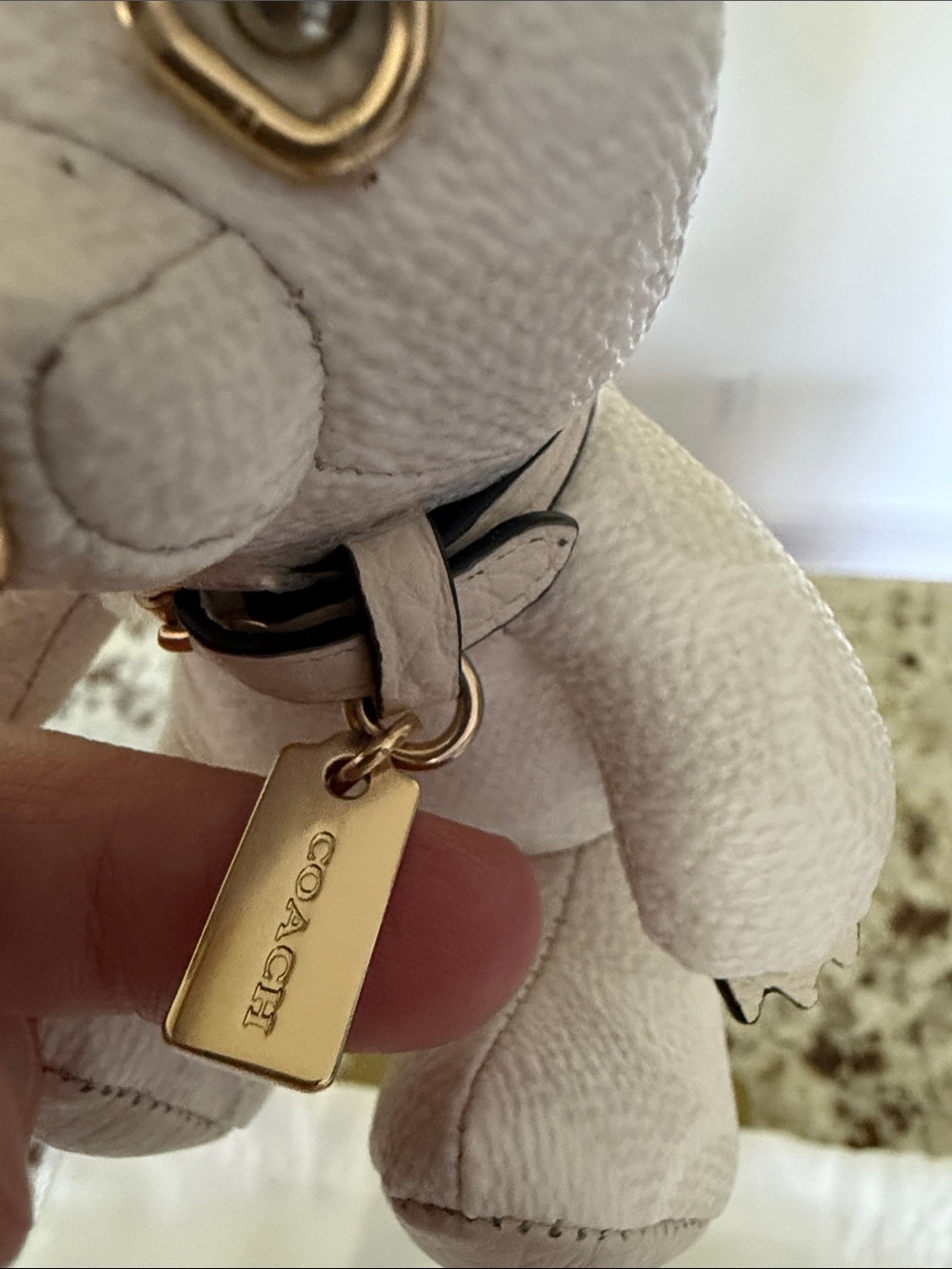 Coach collectible bear bag charm - Picture 3 of 7